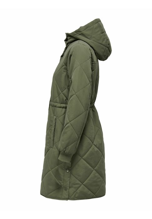 Płaszcz przejściowy pikowany zielony JDY M