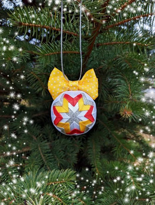 Шарик на новогоднюю елку, новогодние украшения.