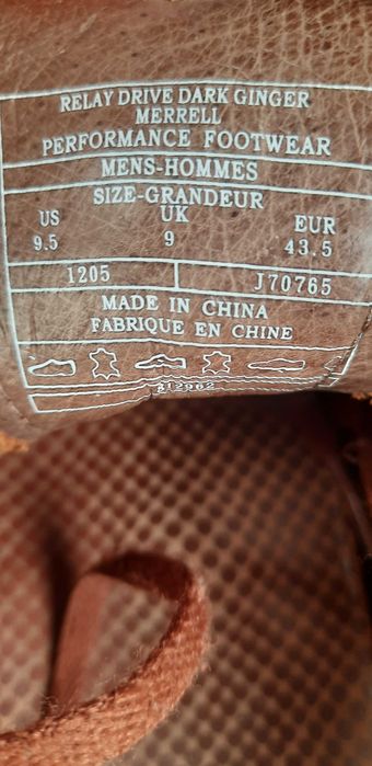 Merrell шкіряні кросівки