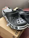 Crocs чорно-білі з великим логотипом, 36,38,39,40,41