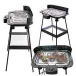 Grill elektryczny bezdymny 2000W | Balkon, dom, ogród 38x22 cm