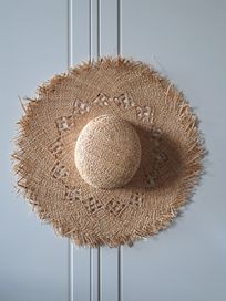 Kapelusz słomkowy z rafi, raffia, panama, ażurowy, męski, damski