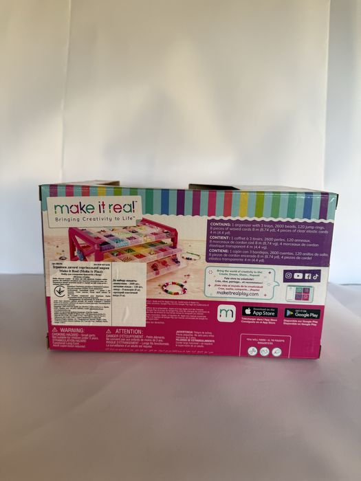 Make it Real Набір для створення браслетів з бісеру Власна студія