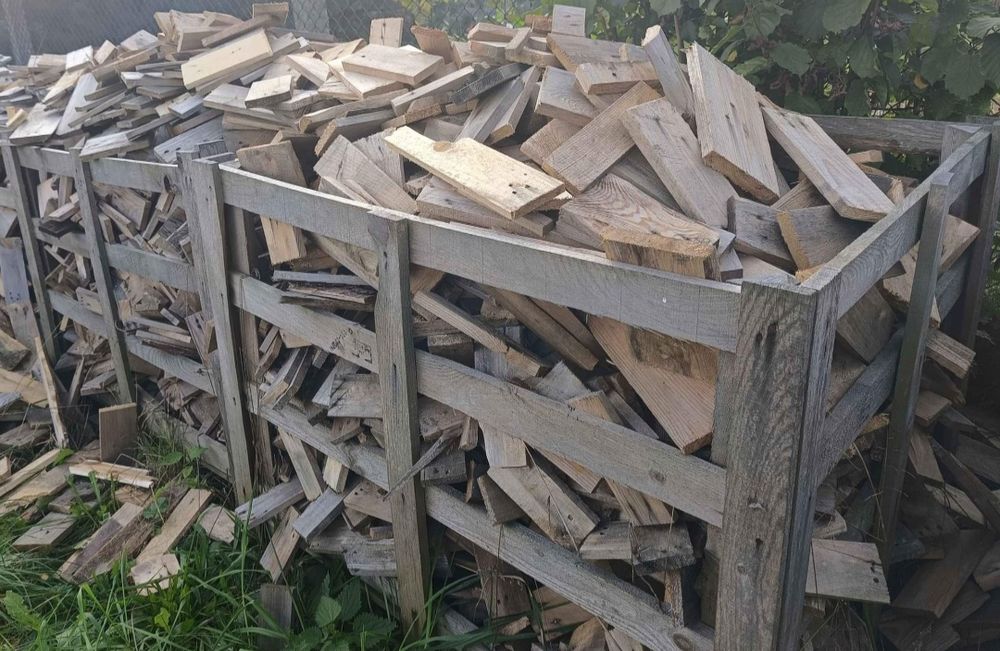 Drewno opałowe paletowe