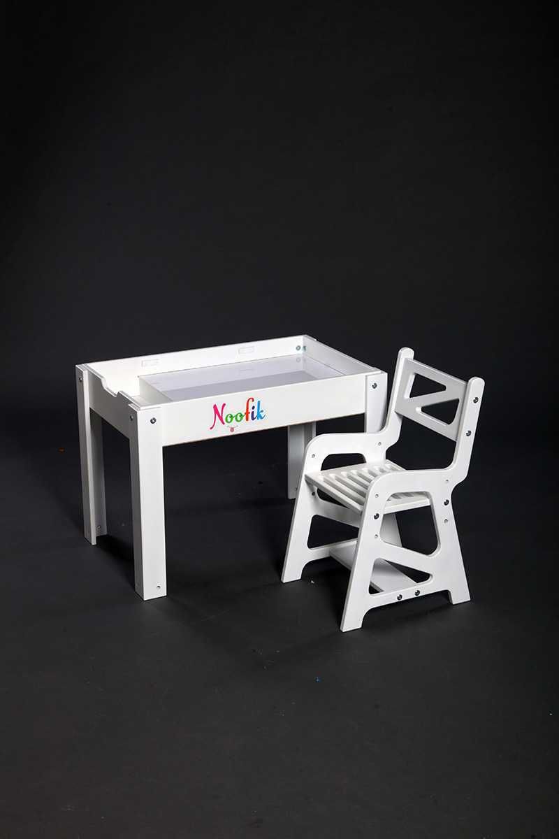 Дитячий світловий стіл-пісочниця з кишенею Noofik / Детский  стол