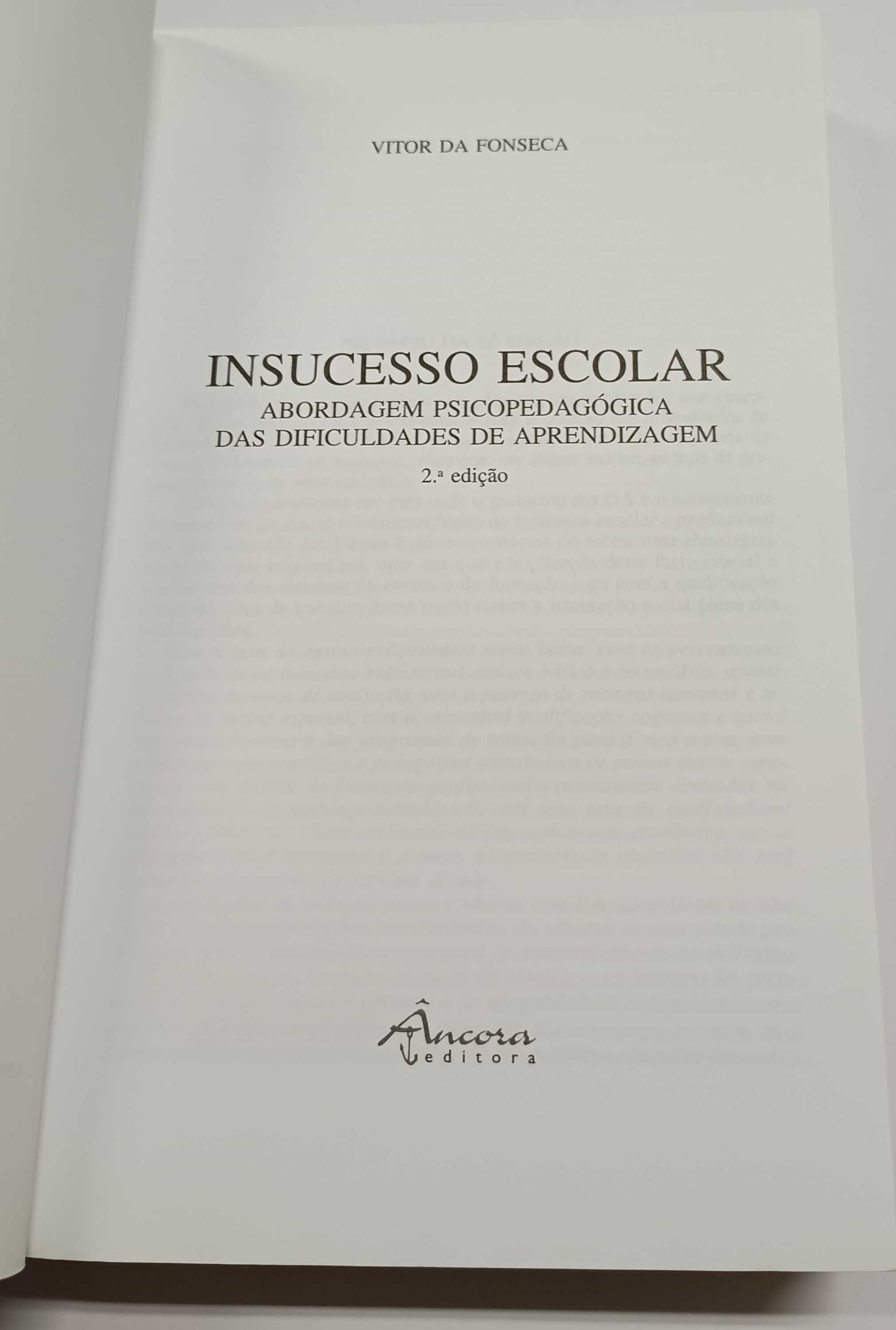 Insucesso escolar, de Vítor da Fonseca