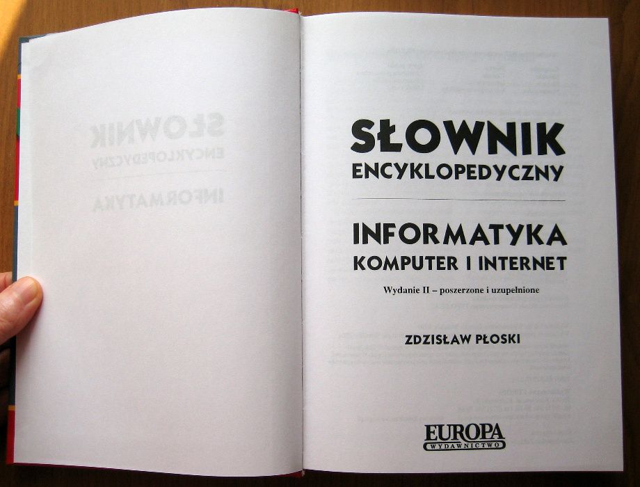 Słownik encyklopedyczny. Informatyka (wydanie II) - Z. Płoski