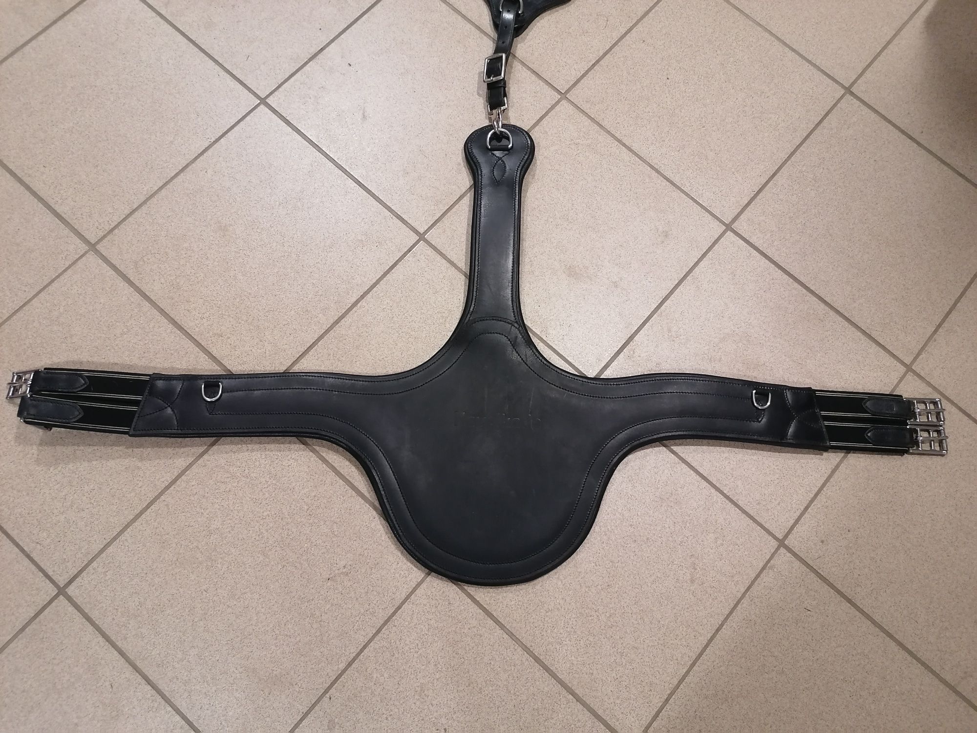 Kavalkade X-Secure popręg 125cm z napierśnikiem i wytokiem