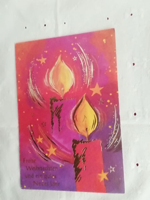 Postal de Natal, alemão