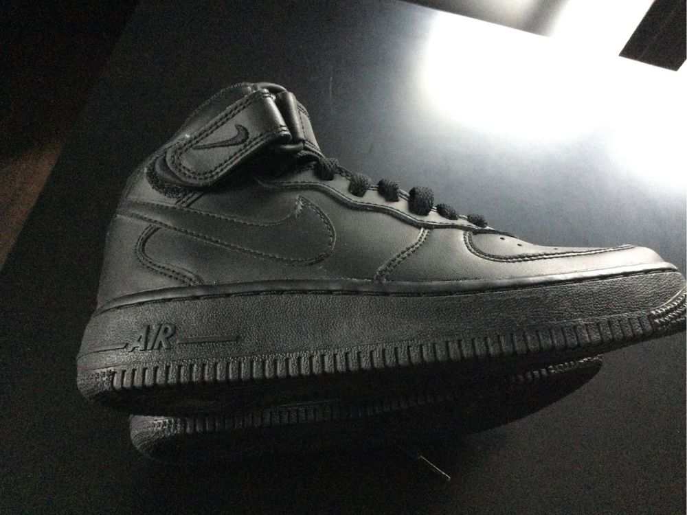 Nike czarne air force 1 mid 36 EU buty