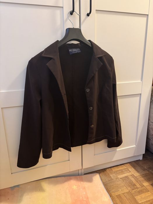 Brązowa marynarka M