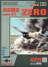 GPM 5 2023 A6M0 ZERO model kartonowy 1:33 modelarz