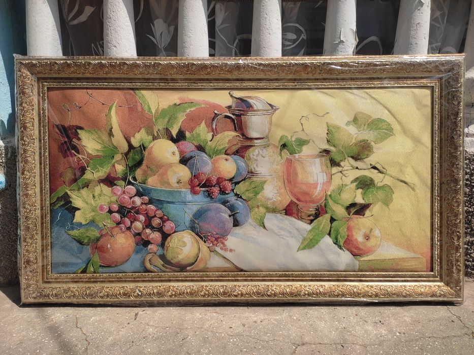 Картина тканевая объёмная с рамкой