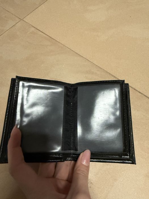 Czarny portfel meski Gucci