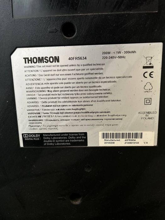 Актуально! Телевізор Thomson 32 дюйми