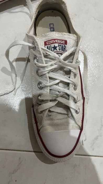 Sapatilhas Converse All Star mulher brancas tamanho 38