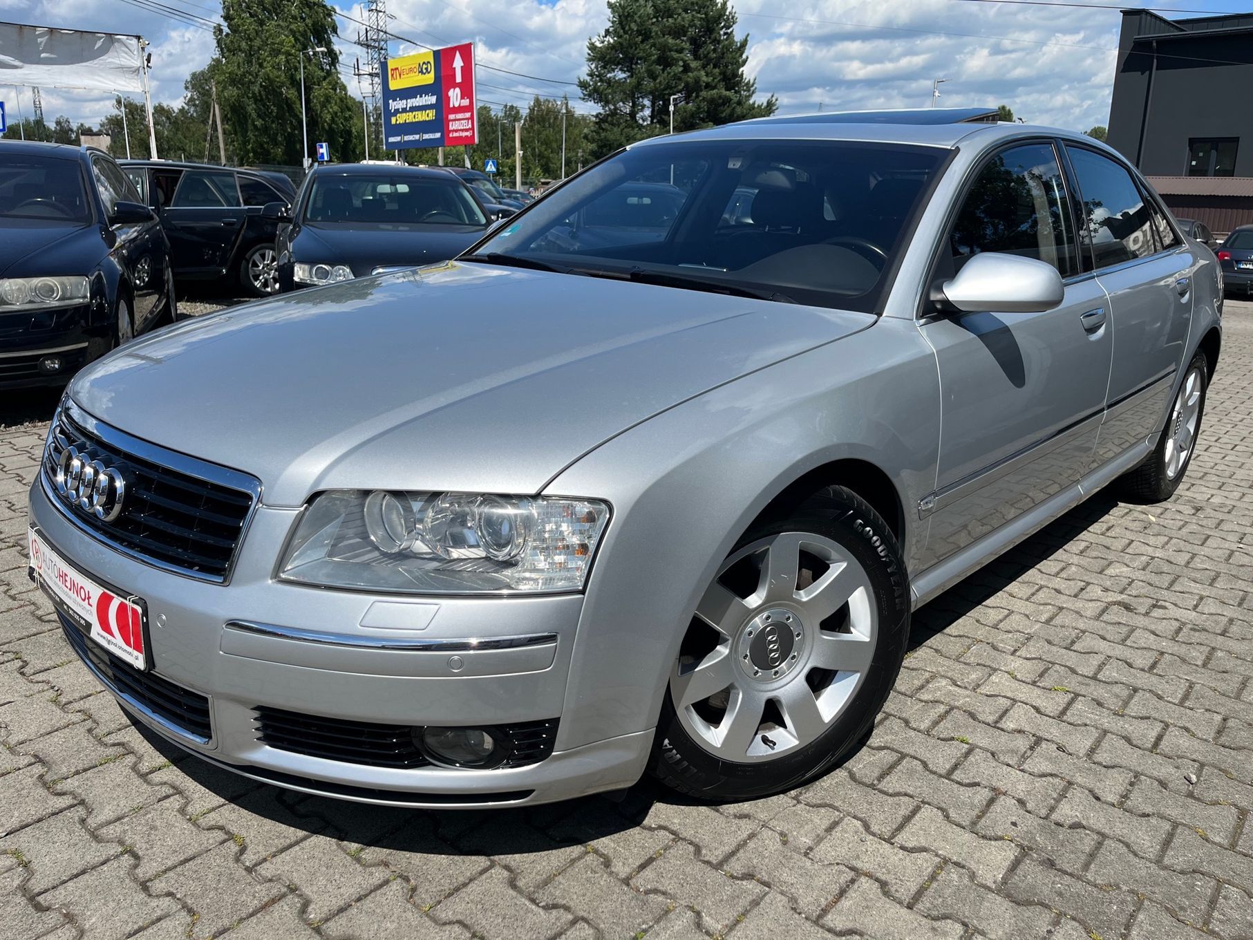 Audi A8 IDEAŁ Solar Keyles Radar 4xKlima Bose F1 El.Rolety FULL Bixen Webasto