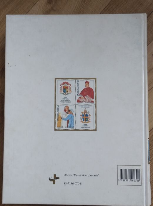 Książka Papież pielgrzym na znaczkach