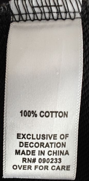 Bluza essentials Fear of god M bawełna szara nowa