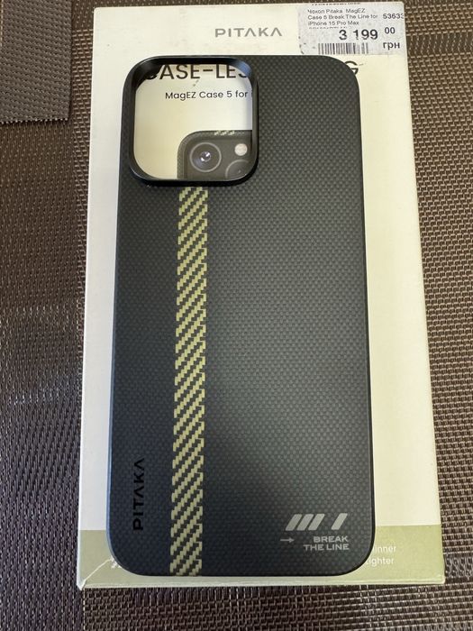 Продам чехол PITAKA на iPhone 15 Pro max оригинал