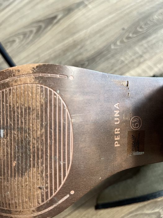 Жіночі замшеві чобітки Per Una на підборах, колір хакі