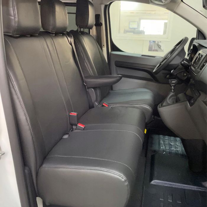 Pokrowce na fotele Peugeot Boxer 6 os. Szyte ręcznie na miarę