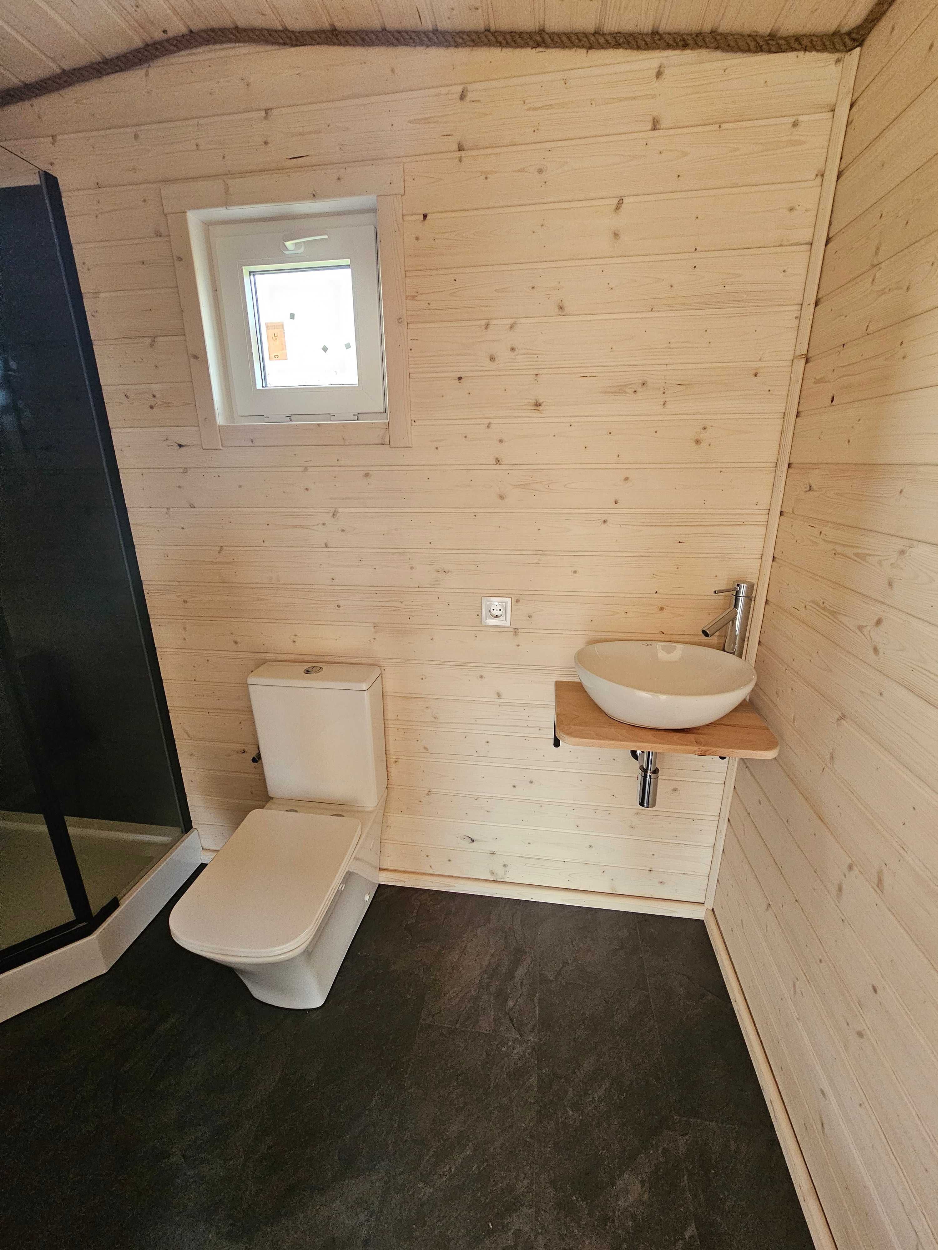 Domek Tiny Hause CORDA 1  o wym, 6x3 z tarasem, na działkę