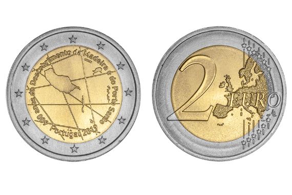 2Euros UNC Portugal "50 anos do 25 de Abril" 2024 e outras 2019 a 2024