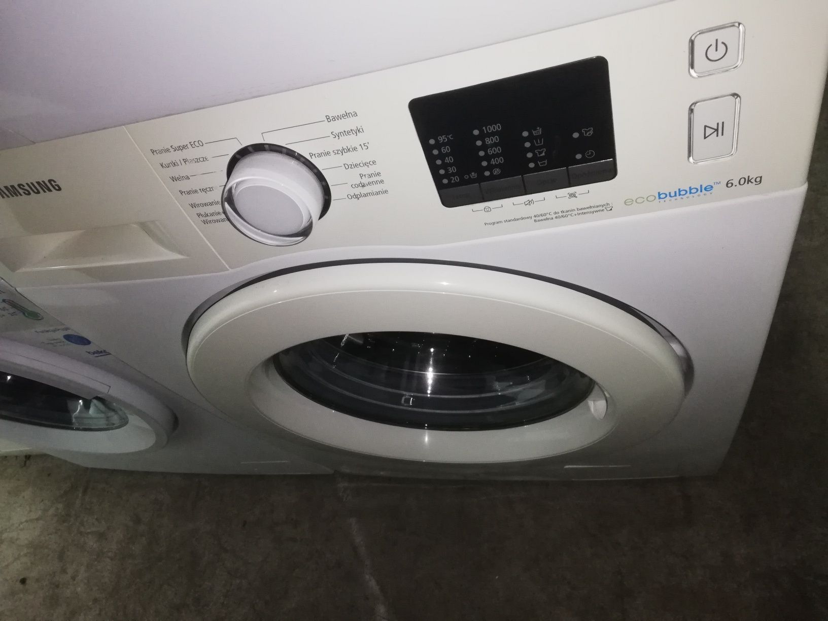 Pralka SAMSUNG 40cm 6kg 1000ob A+ |12msc |Dobry stan |Dowóz
