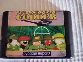 Картридж Sega Cannon fodder пушечное мясо