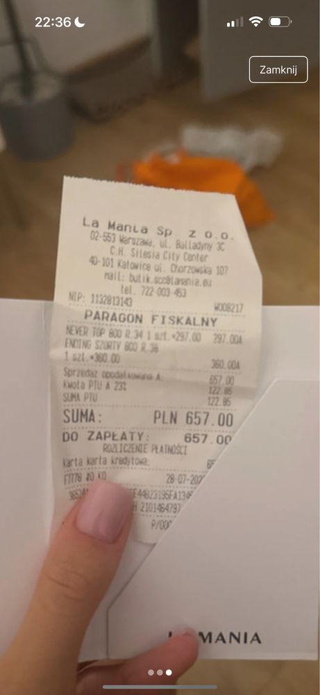Komplet la mania czarny