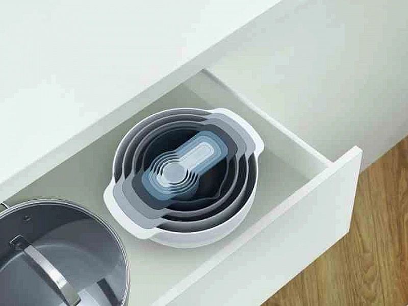 Zestaw misek i miarek Nest9 Plus, sky / Joseph Joseph