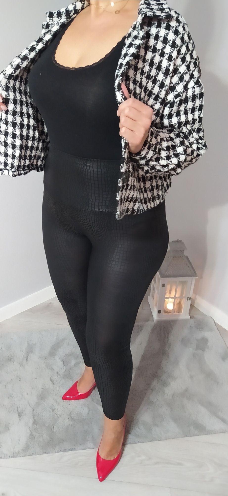 Marynarka popitka plus size