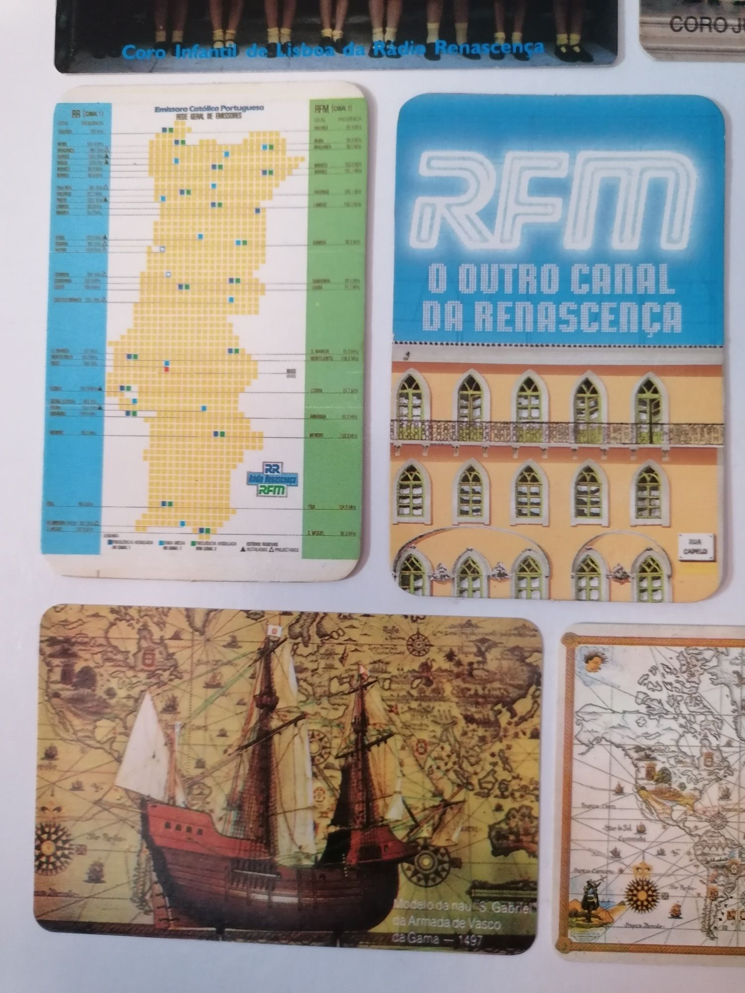 Conjunto de 16 calendários de vários anos RFM, RDP, Rádio Renascença