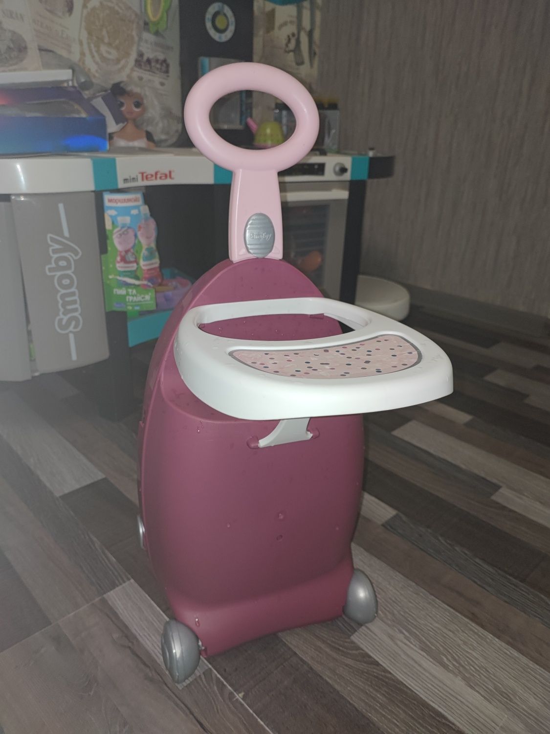 Раскладной чемодан стул для кормления Baby Nurse Smoby