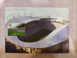 Postal oficial selado do estádio Magalhães Pessoa Leiria