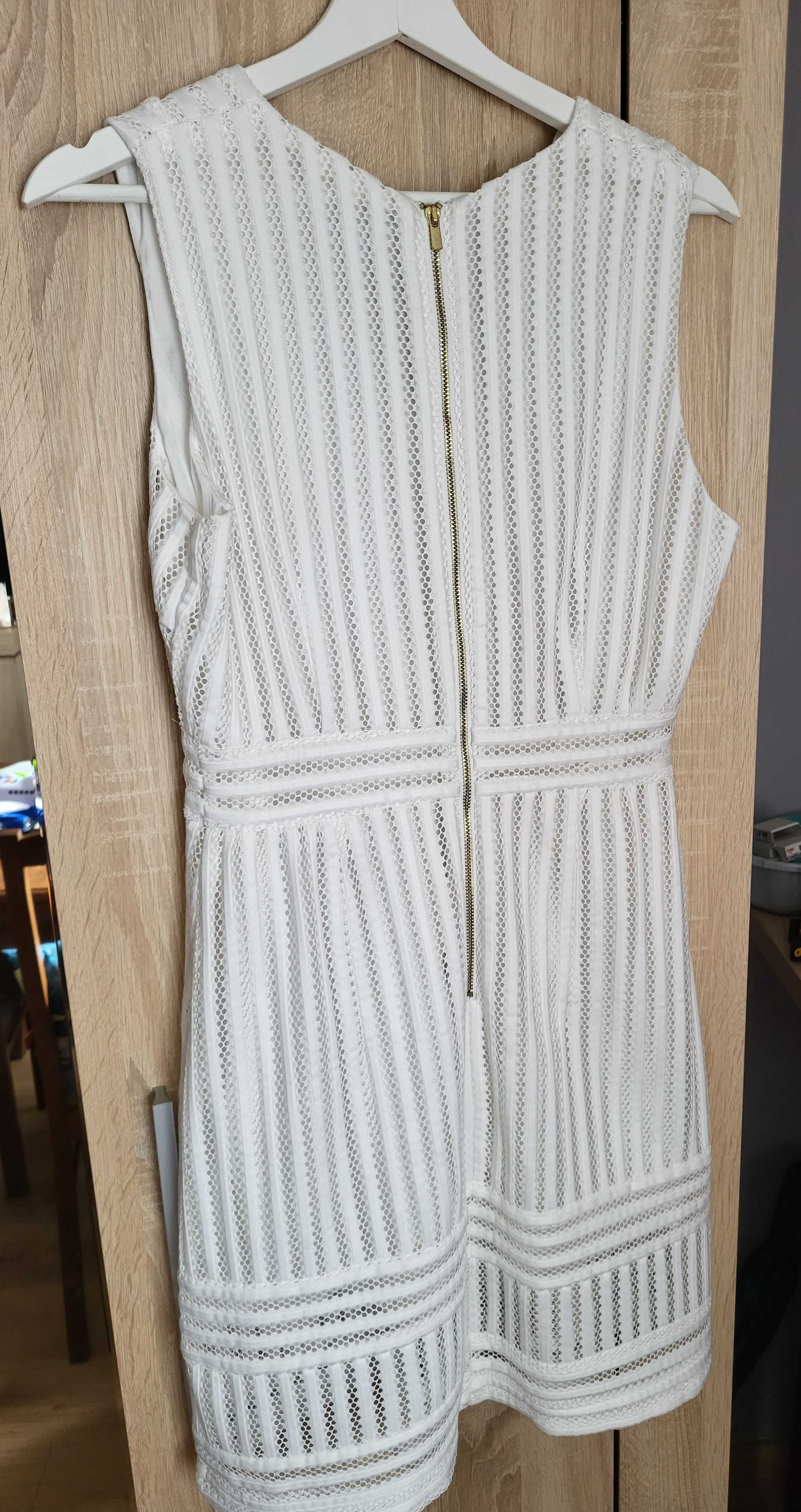 Sukienka damska Biała koronka H&M 40 M / L poprawiny wieczór panieński