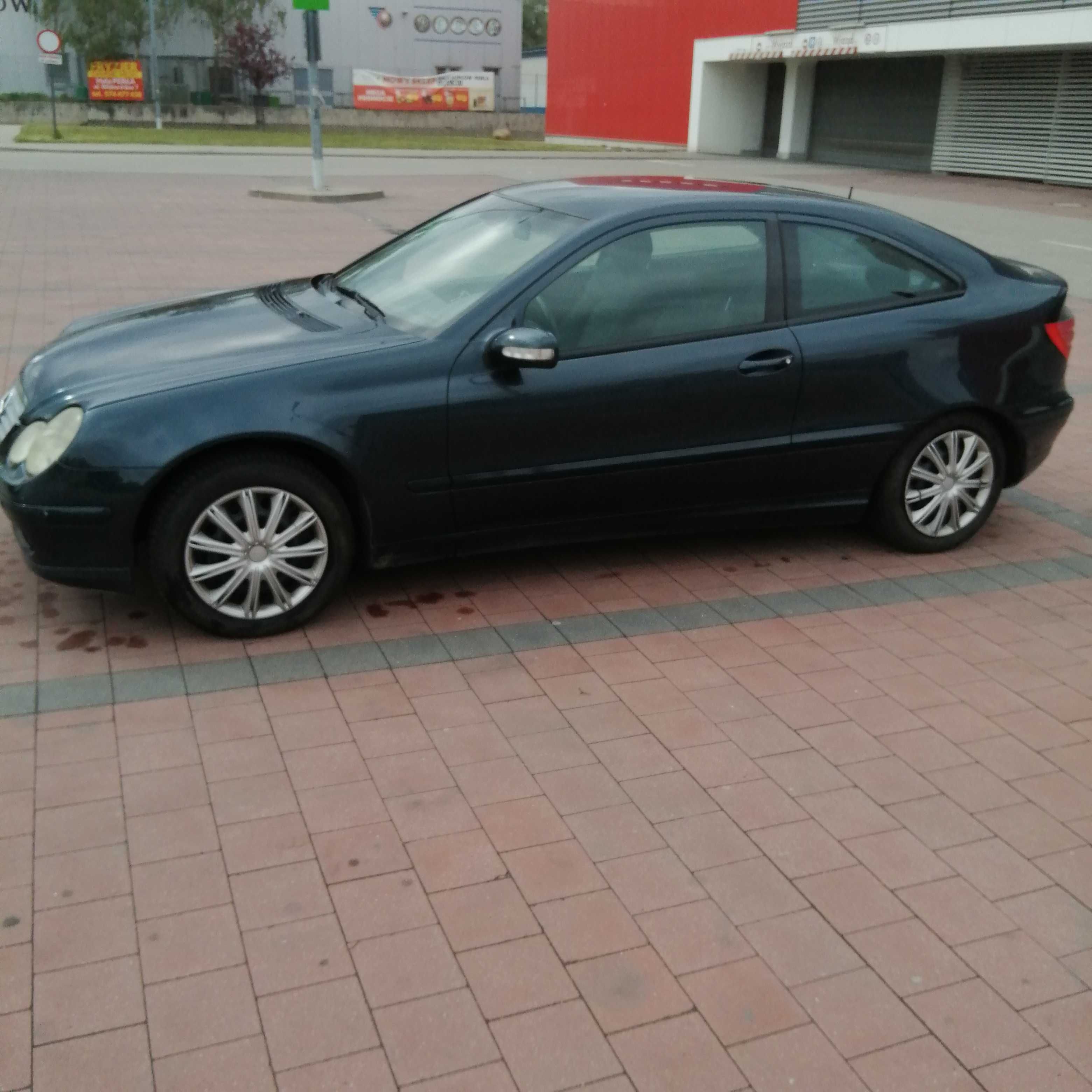 Mercedes c 200 1.8 benzyna kompressor coupe