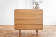 Komoda bieliźniarka  Fjord mid-century modern 100% drewno vintage