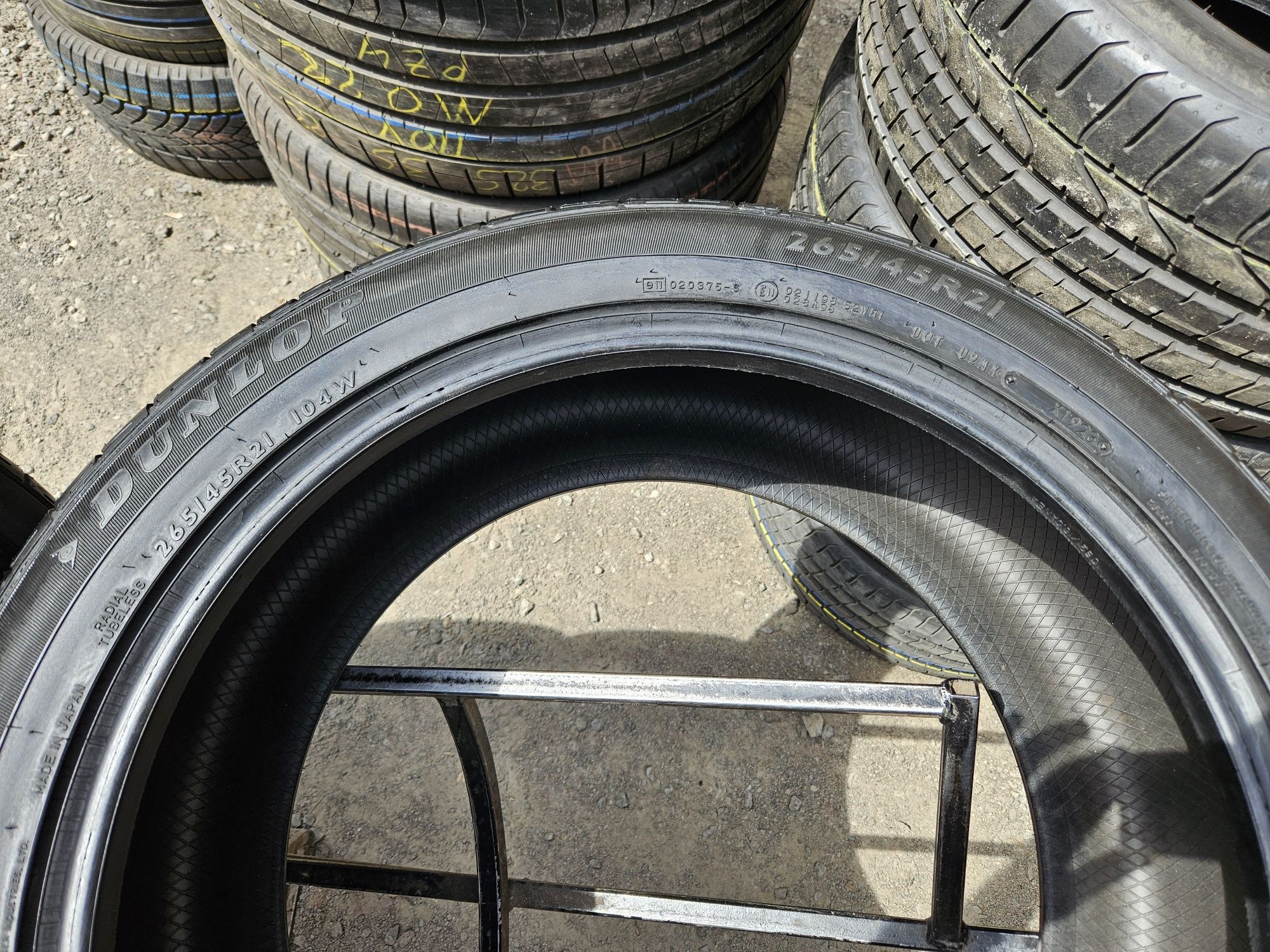 Шины НОВЫЕ 265 45 R 21 Dunlop SP sport 01 комплект лето