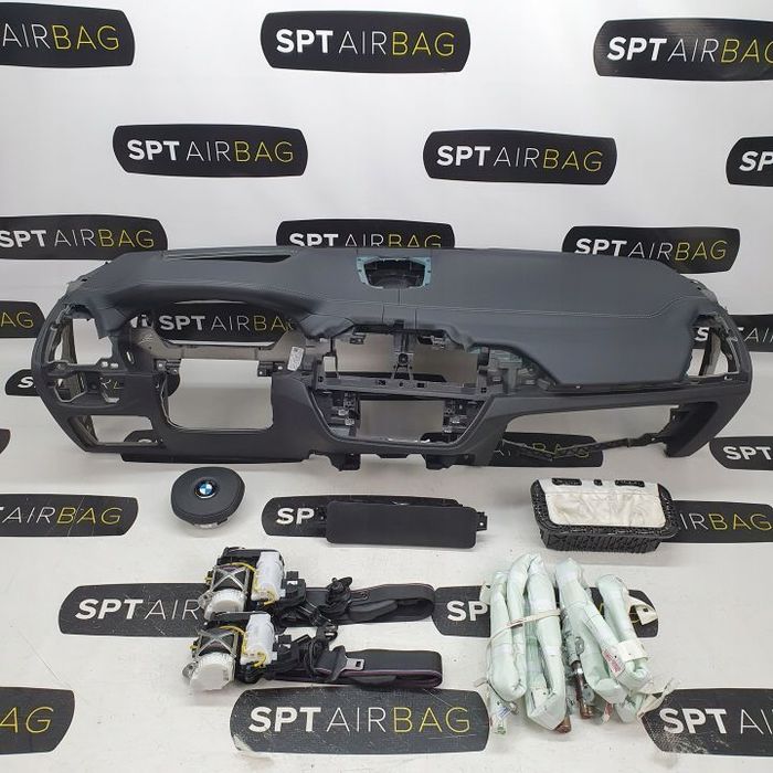 BMW X3 G01 G02 DESKA ROZDZIELCZA KONSOLA KOKPIT PULPIT PODUSZKI AIRBAG AIR BAG PASY KURTYNY KIT SET
