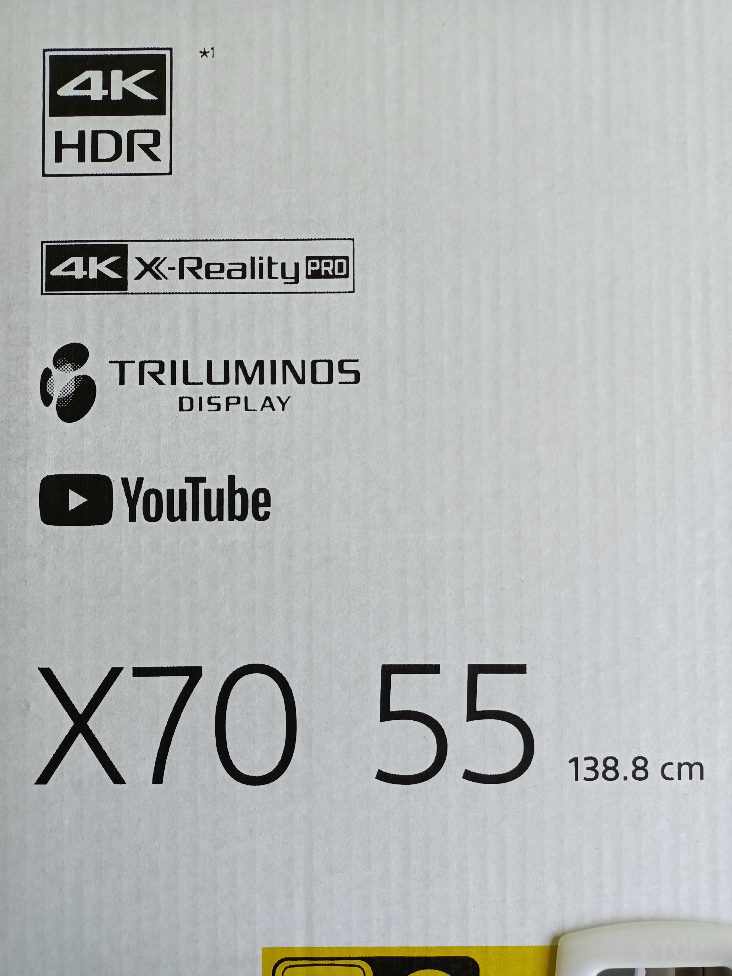 Telewizor Sony 55 cali X7055 HDR Xreality 4K + GRATIS