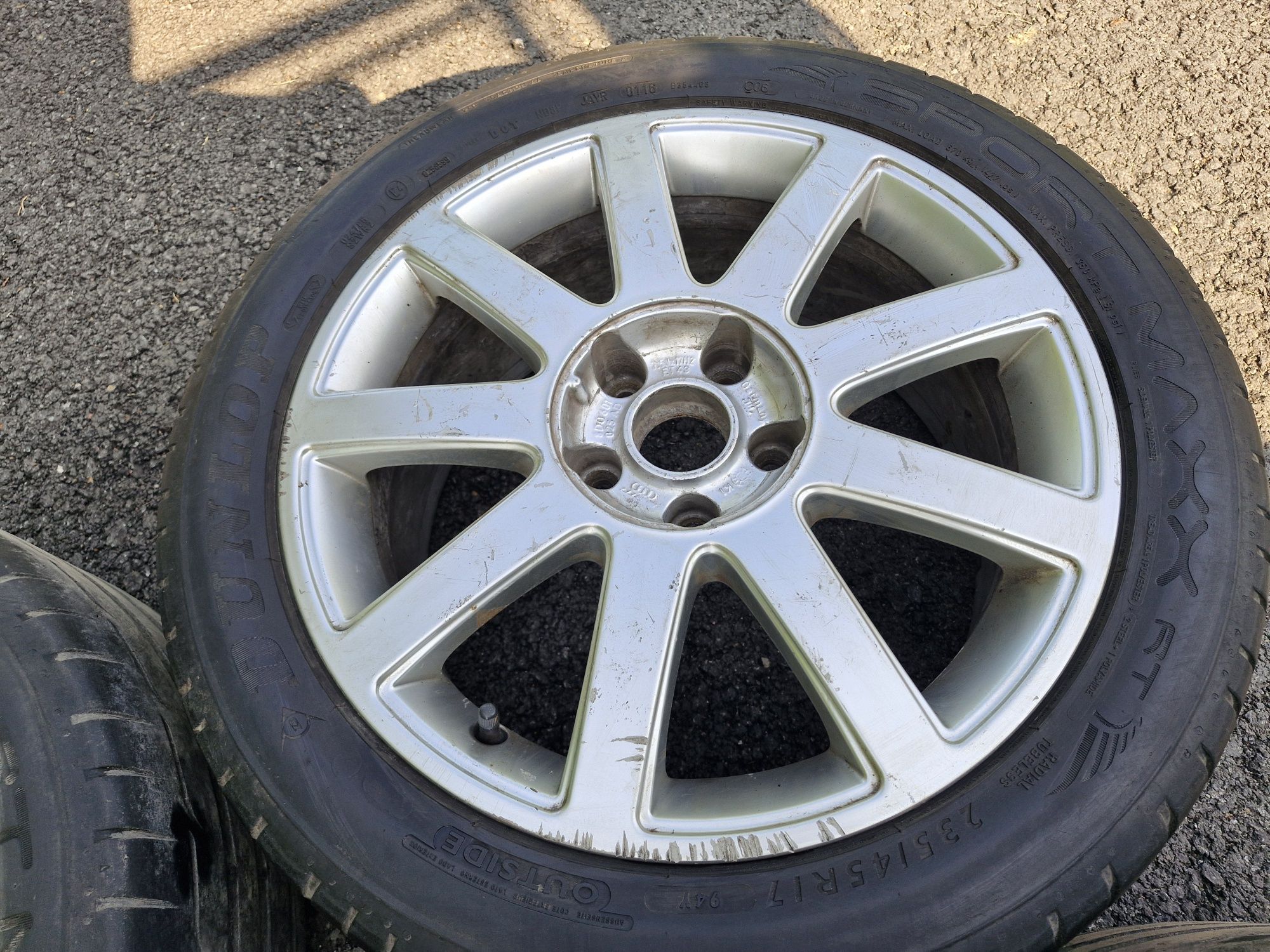 Felgi aluminiowe 17" ET43 5x112 Audi A3 A4 A6 A8 VW Passat Golf T4