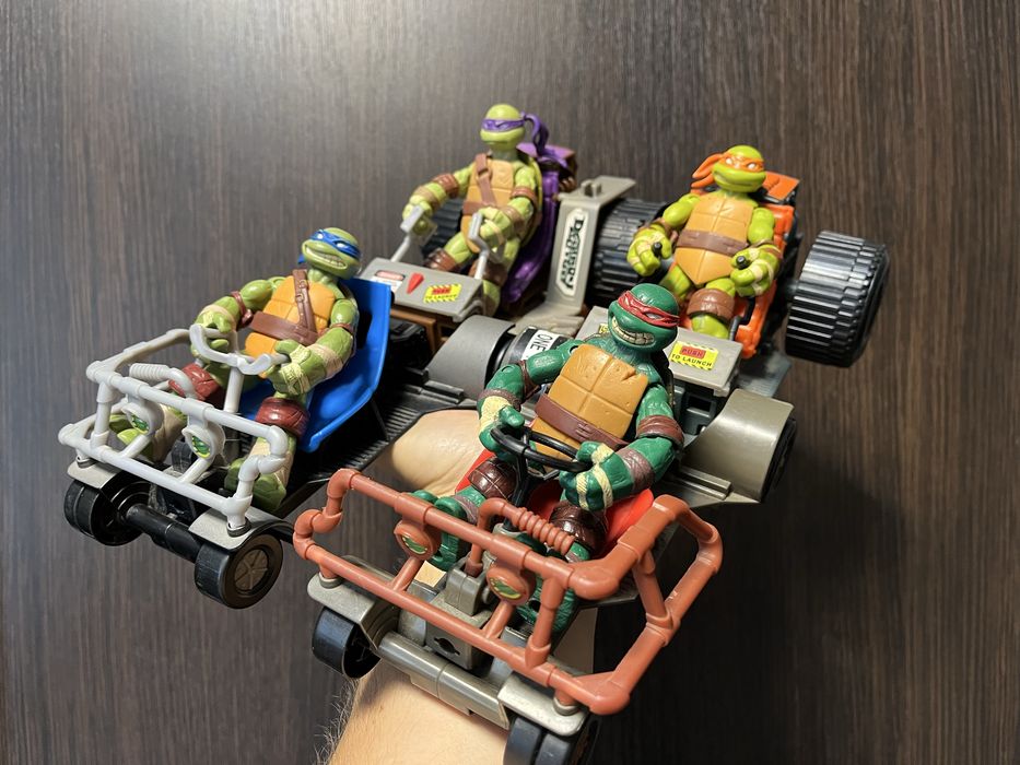 Черепашки ниндзя на транспорте оригинал