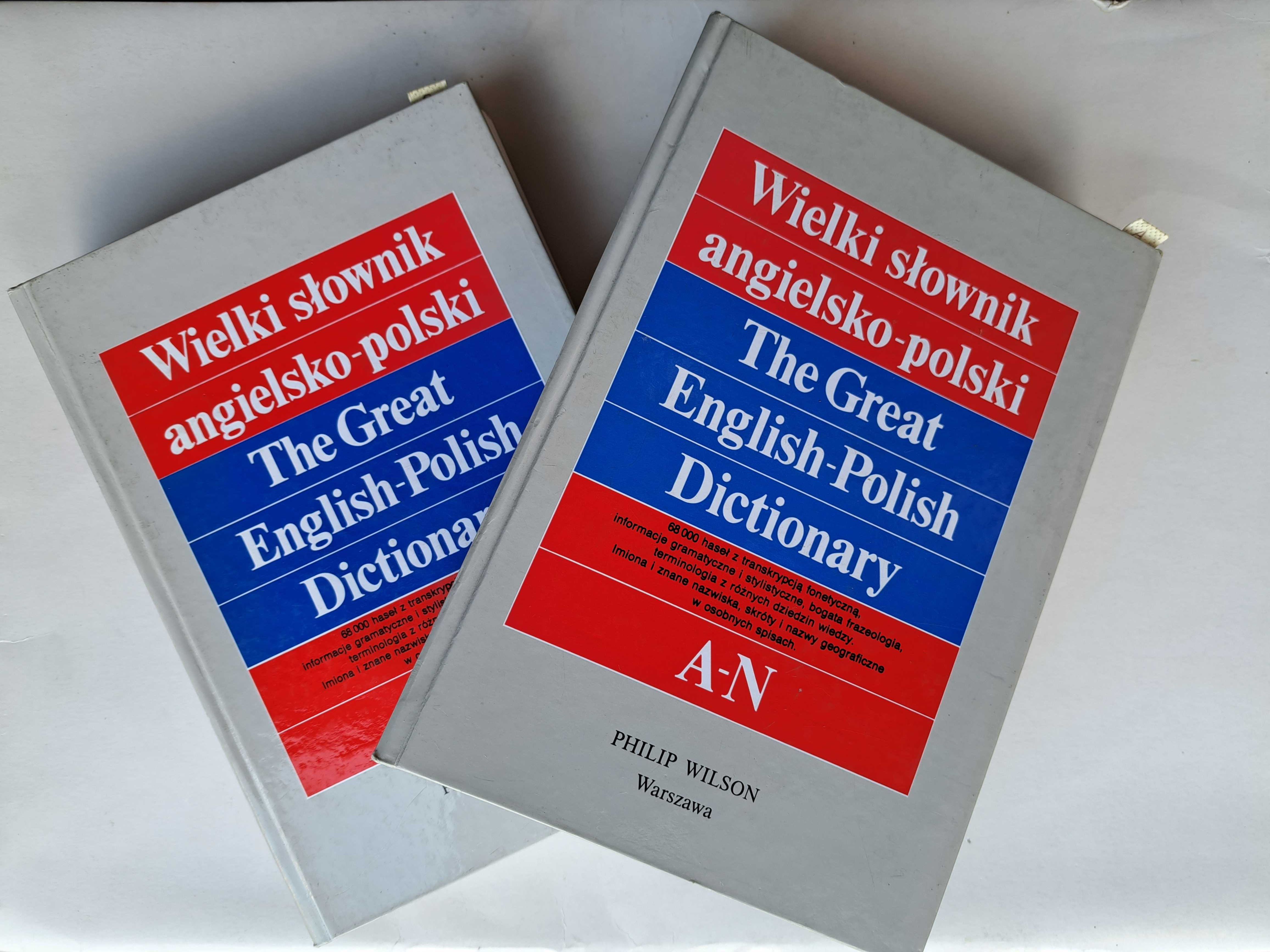 słownik angielsko-polski Philip Wilson, W-wa 1995