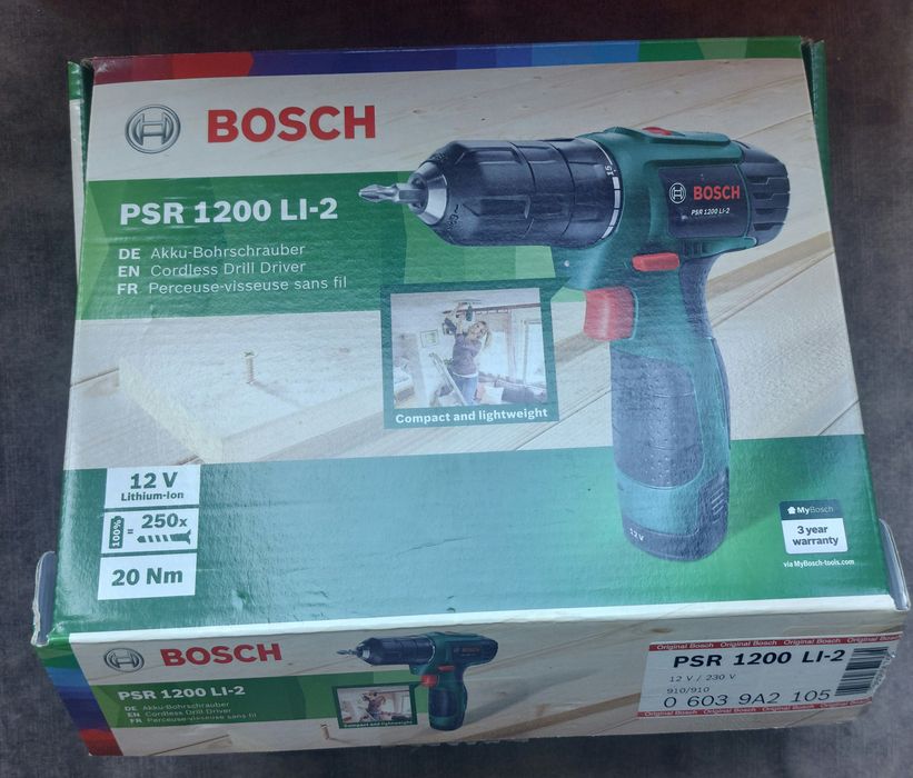 Акумуляторна дрель шурупокрут Bosch