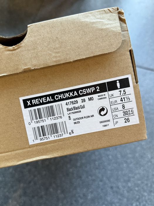 Оригінальні зимові черевики Salomon X Reveal Chukka Waterproof / xa 3d