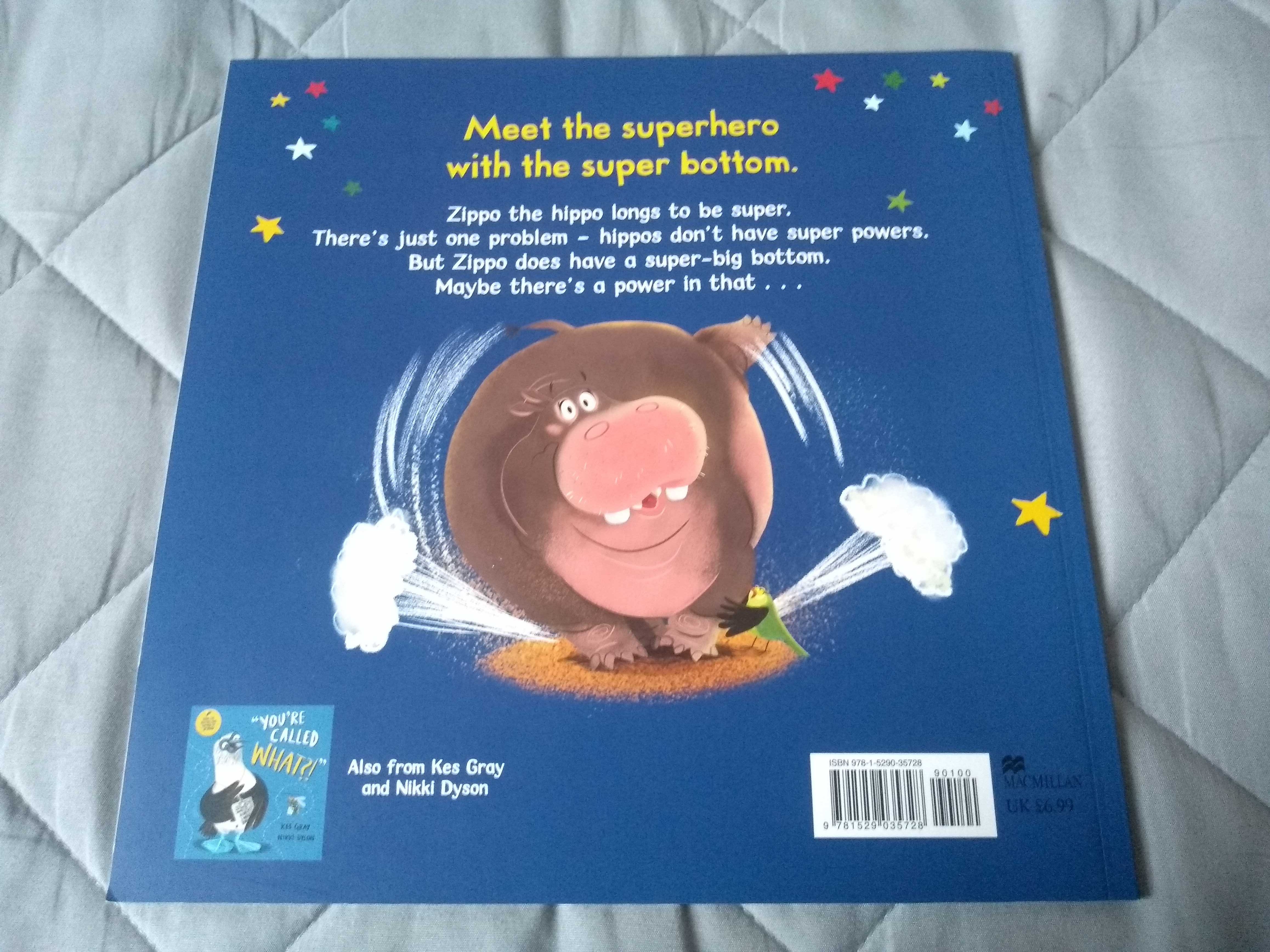 Książka po angielsku Zippo The Super Hippo, Kes Gray
