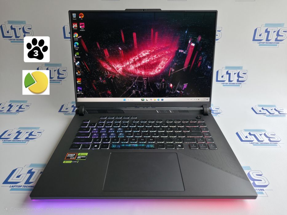 Asus Rog Strix G16 Ryzen9-8940HX/ram32/ssd-2Tb RTX5070Ti (гарантія)