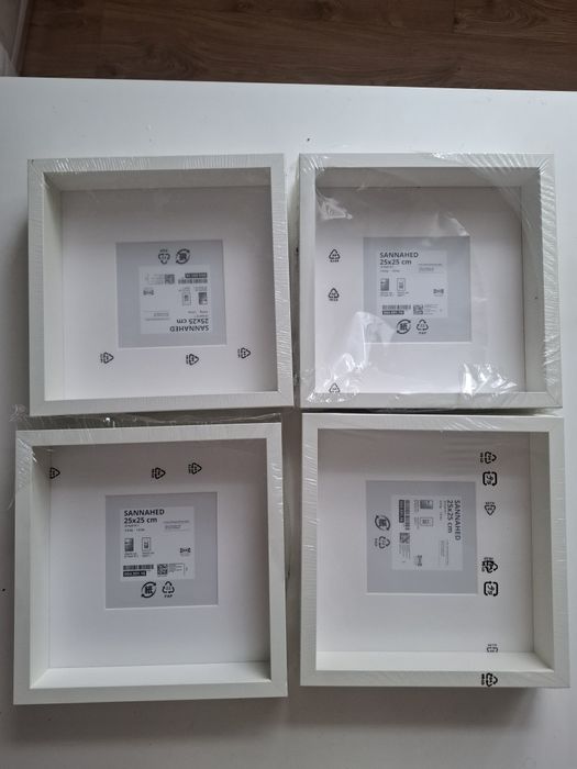 4 ramki sannahed białe